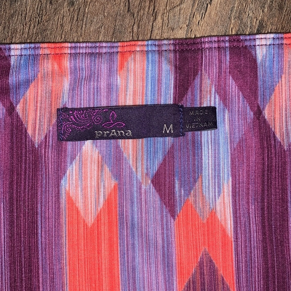 Prana Mini Athletic Skirt.  Multi Color.  Size Medium. - Picture 2 of 5